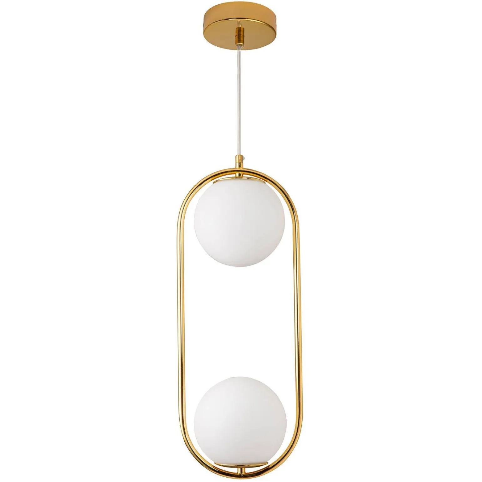 Lampa wisząca COSTA DUO złota 50 cm (DP0002-2 gold) - Step into Design