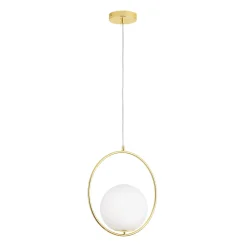 Lampa wisząca COSTA ROUND złota 35 cm (DP0001A-350R) - Step into Design