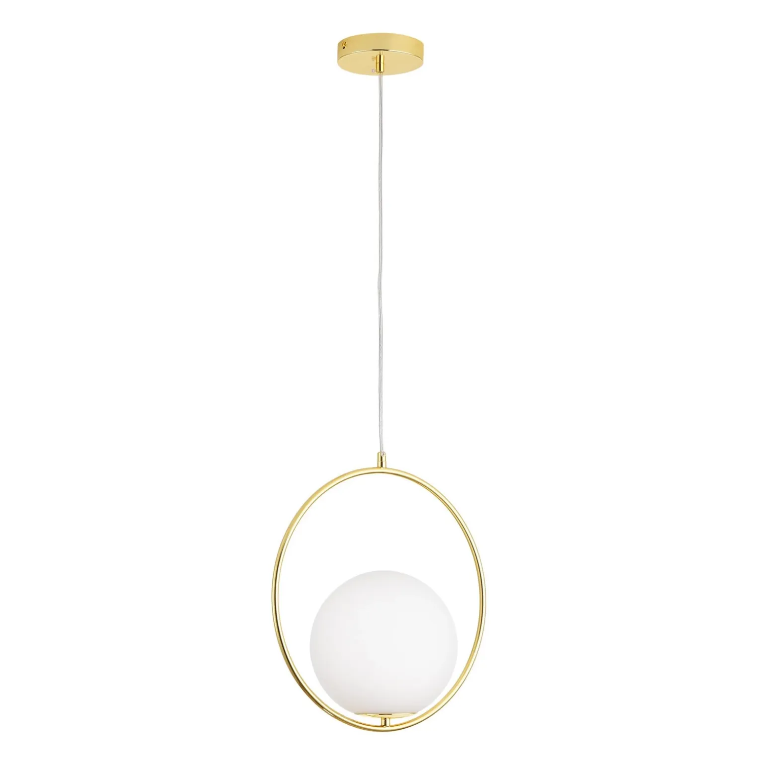 Lampa wisząca COSTA ROUND złota 35 cm (DP0001A-350R) - Step into Design