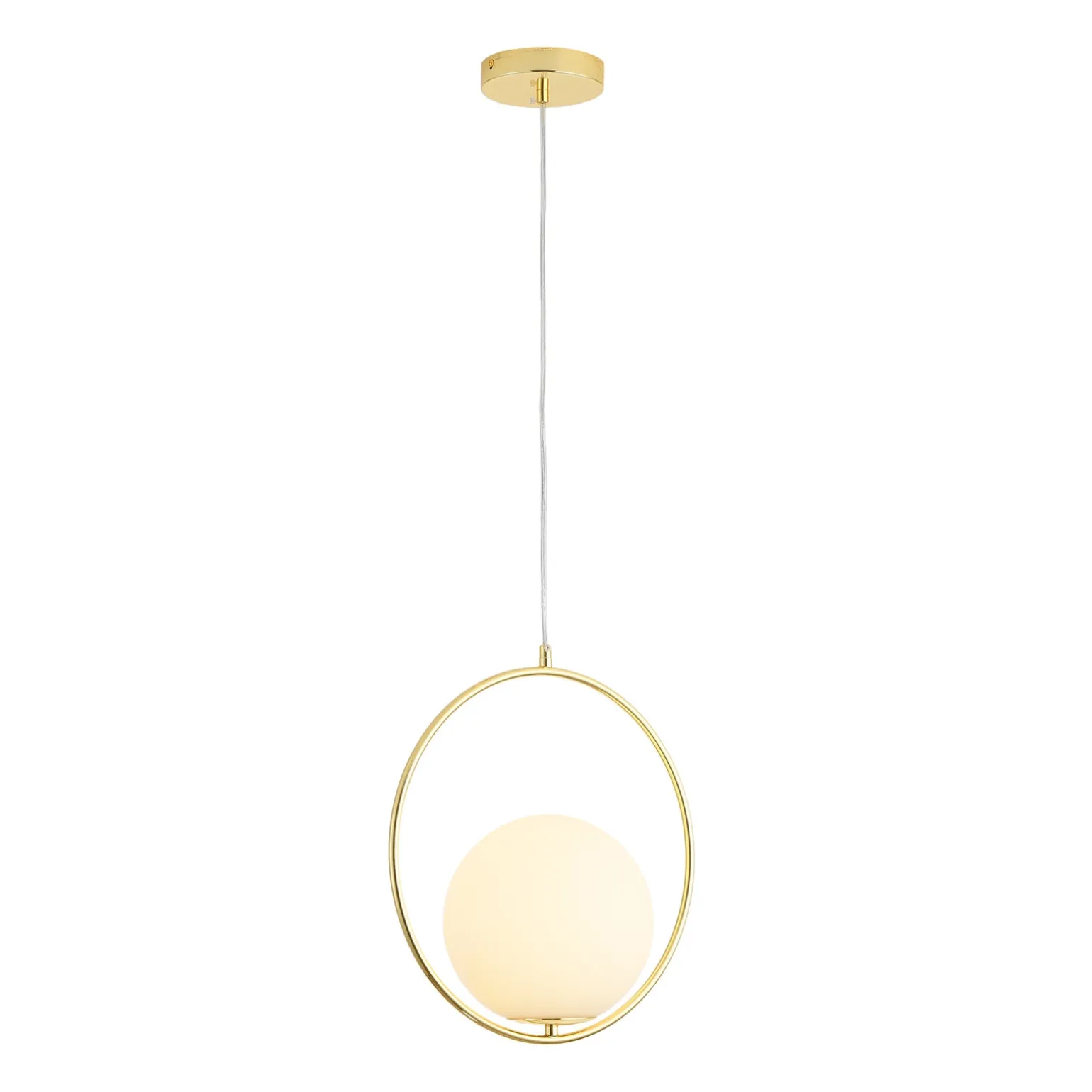 Lampa wisząca COSTA ROUND złota 35 cm (DP0001A-350R) - Step into Design