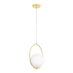 Lampa wisząca COSTA ROUND złota 35 cm (DP0001A-350R) - Step into Design