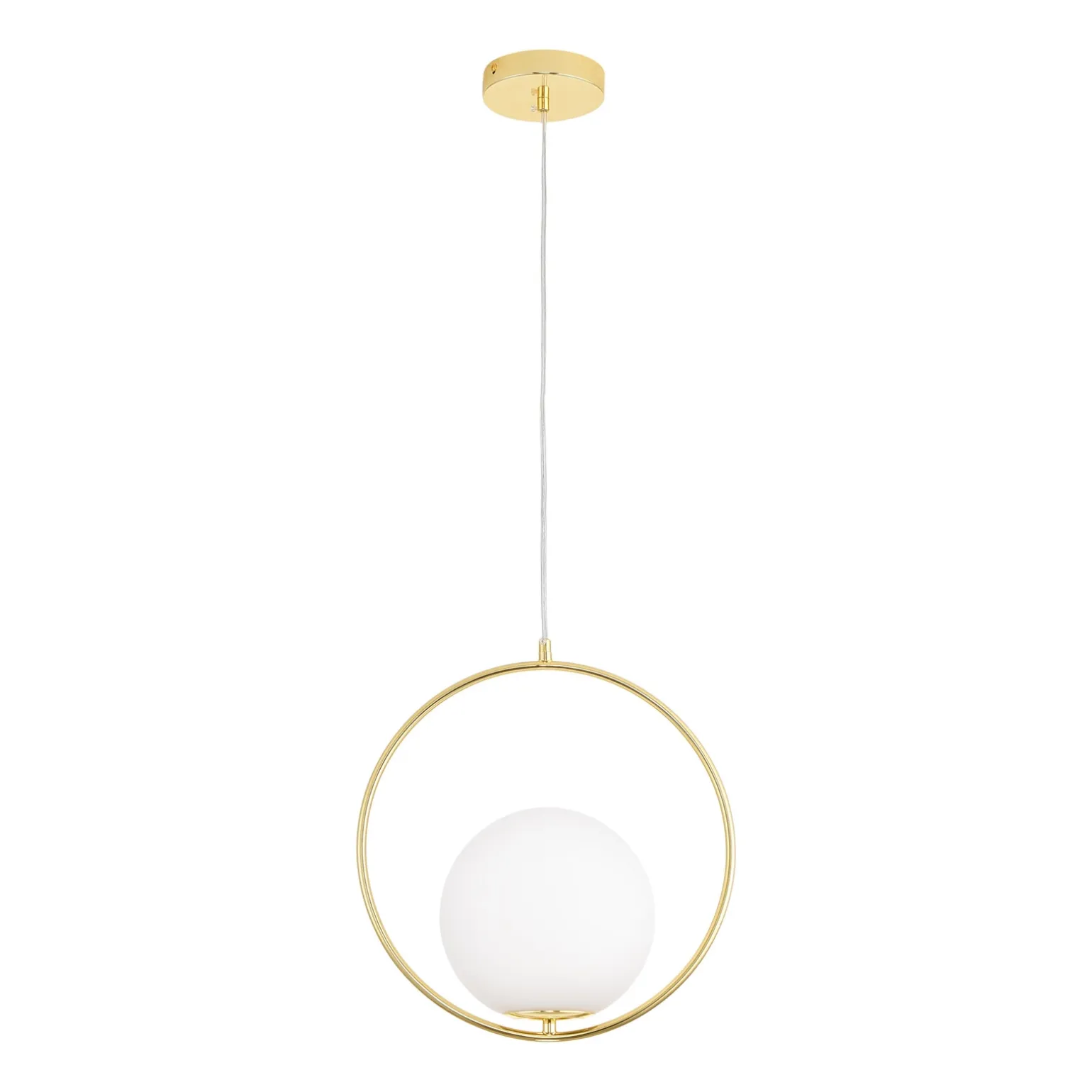 Lampa wisząca COSTA ROUND złota 35 cm (DP0001A-350R) - Step into Design