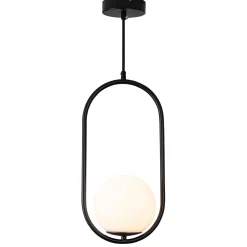 Lampa wisząca COSTA SOLO czarna 40 cm (DP0001A-400 black) - Step into Design