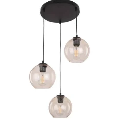 Lampa wisząca CUBUS BURSZTYN 3 PŁ KOŁO (4601) - TK Lighting