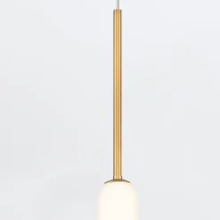Lampa wisząca Cumberland - 1 źródło światła - Szczotkowane złoto (QN-CUMBERLAND-1P-BG) - Quintiesse