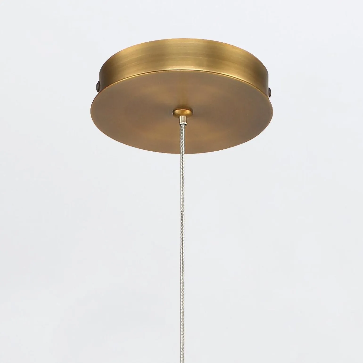 Lampa wisząca Cumberland - 1 źródło światła - Szczotkowane złoto (QN-CUMBERLAND-1P-BG) - Quintiesse