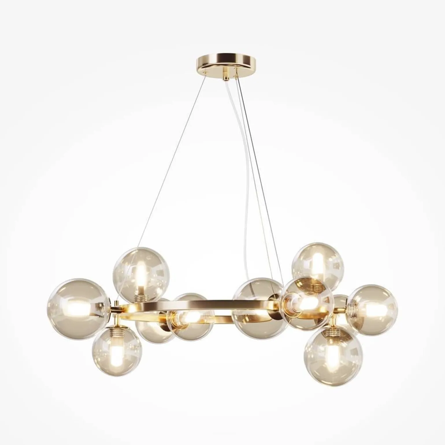 Lampa wisząca Dallas złota (MOD545PL-11G) - Maytoni