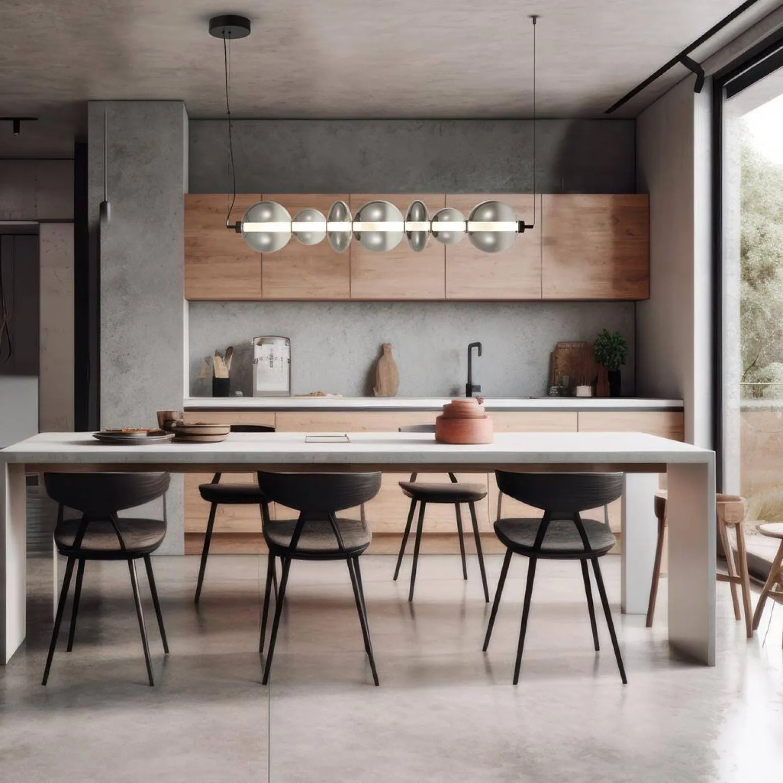 Lampa wisząca DAPHNE SMOKED 40W (ML0348) - Milagro