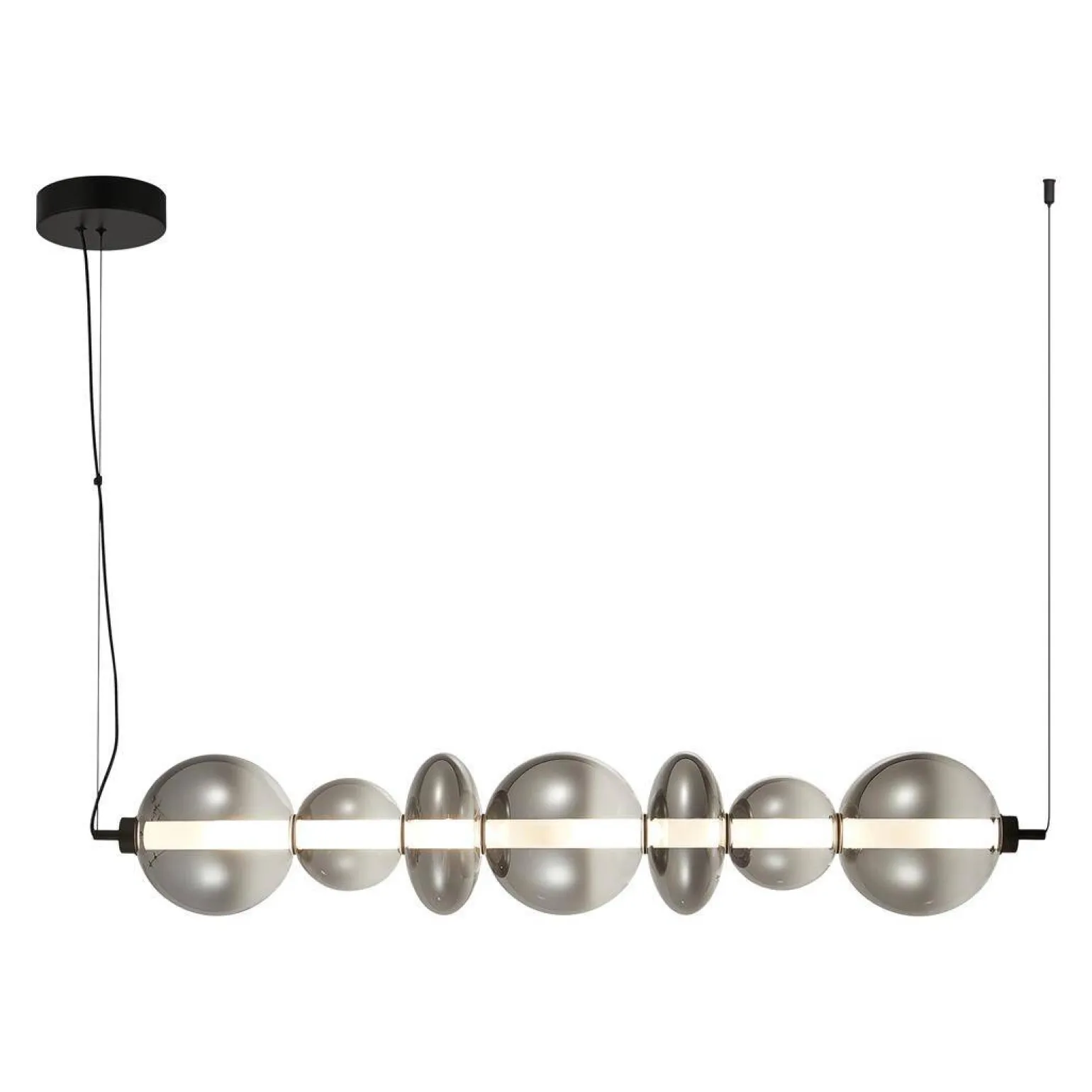 Lampa wisząca DAPHNE SMOKED 40W (ML0348) - Milagro