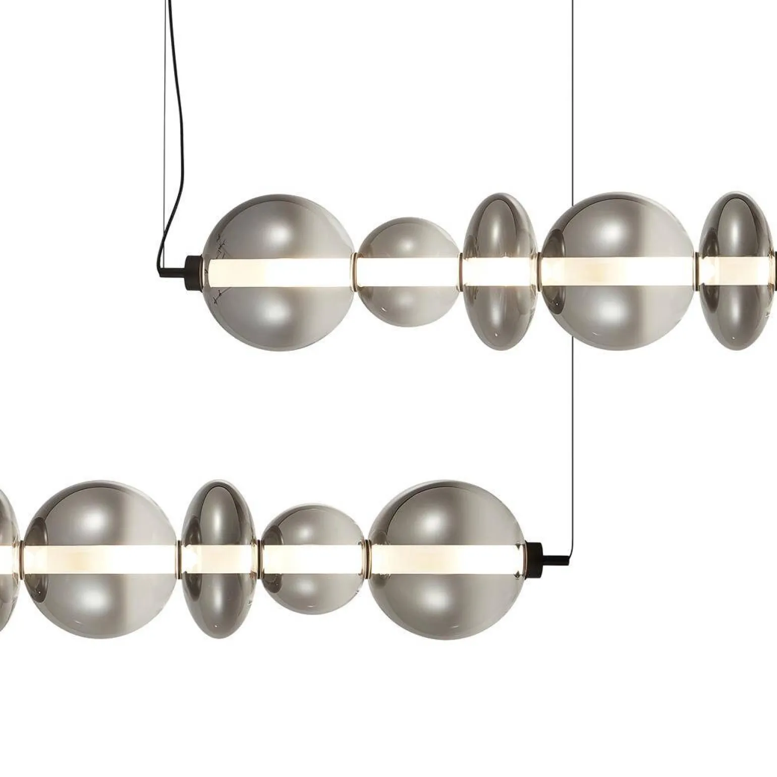 Lampa wisząca DAPHNE SMOKED 40W (ML0348) - Milagro