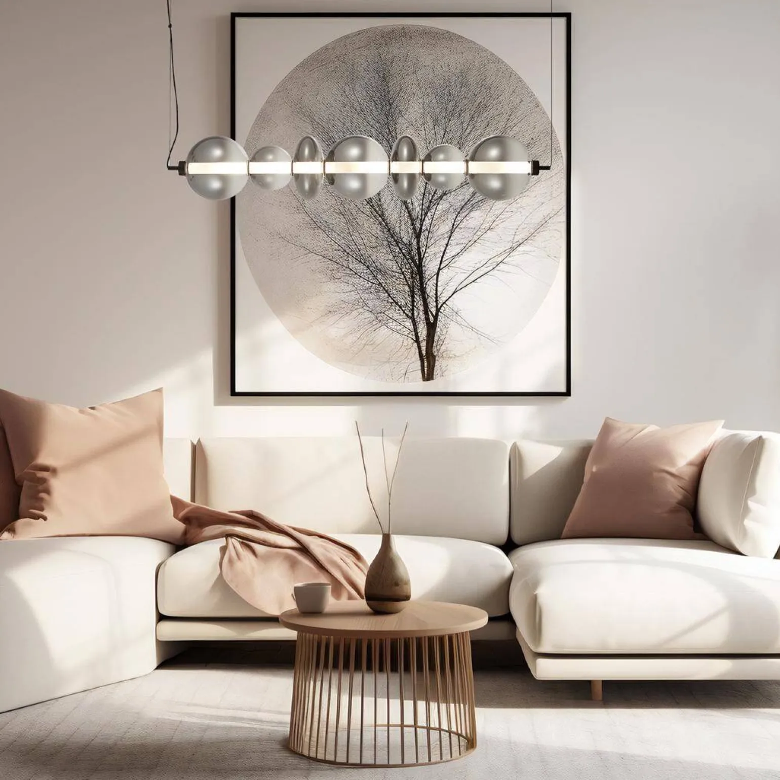 Lampa wisząca DAPHNE SMOKED 40W (ML0348) - Milagro