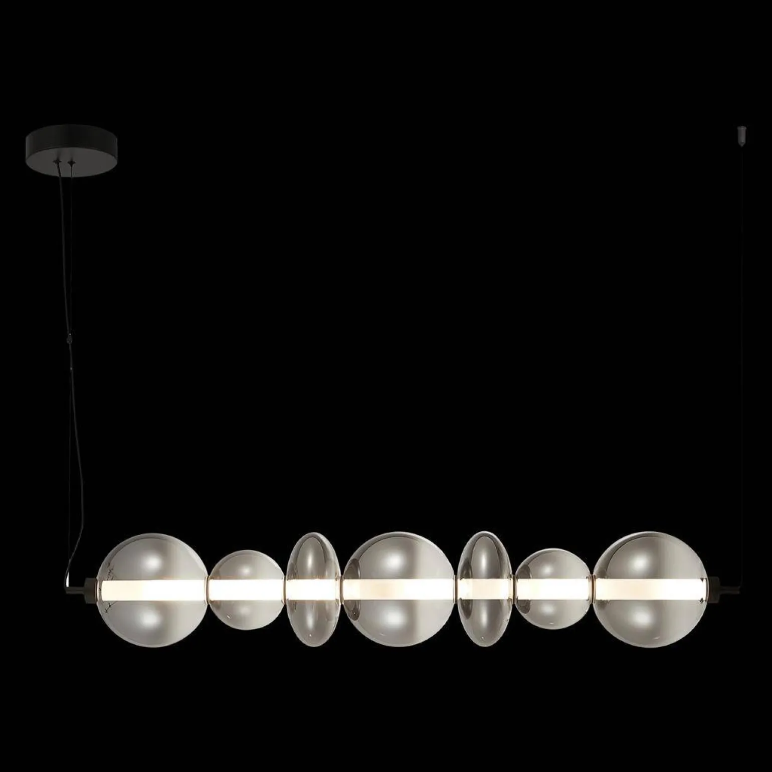 Lampa wisząca DAPHNE SMOKED 40W (ML0348) - Milagro