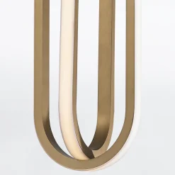 Lampa wisząca Demark - Szczotkowane złoto (QN-DEMARK-1P-BG) - Quintiesse