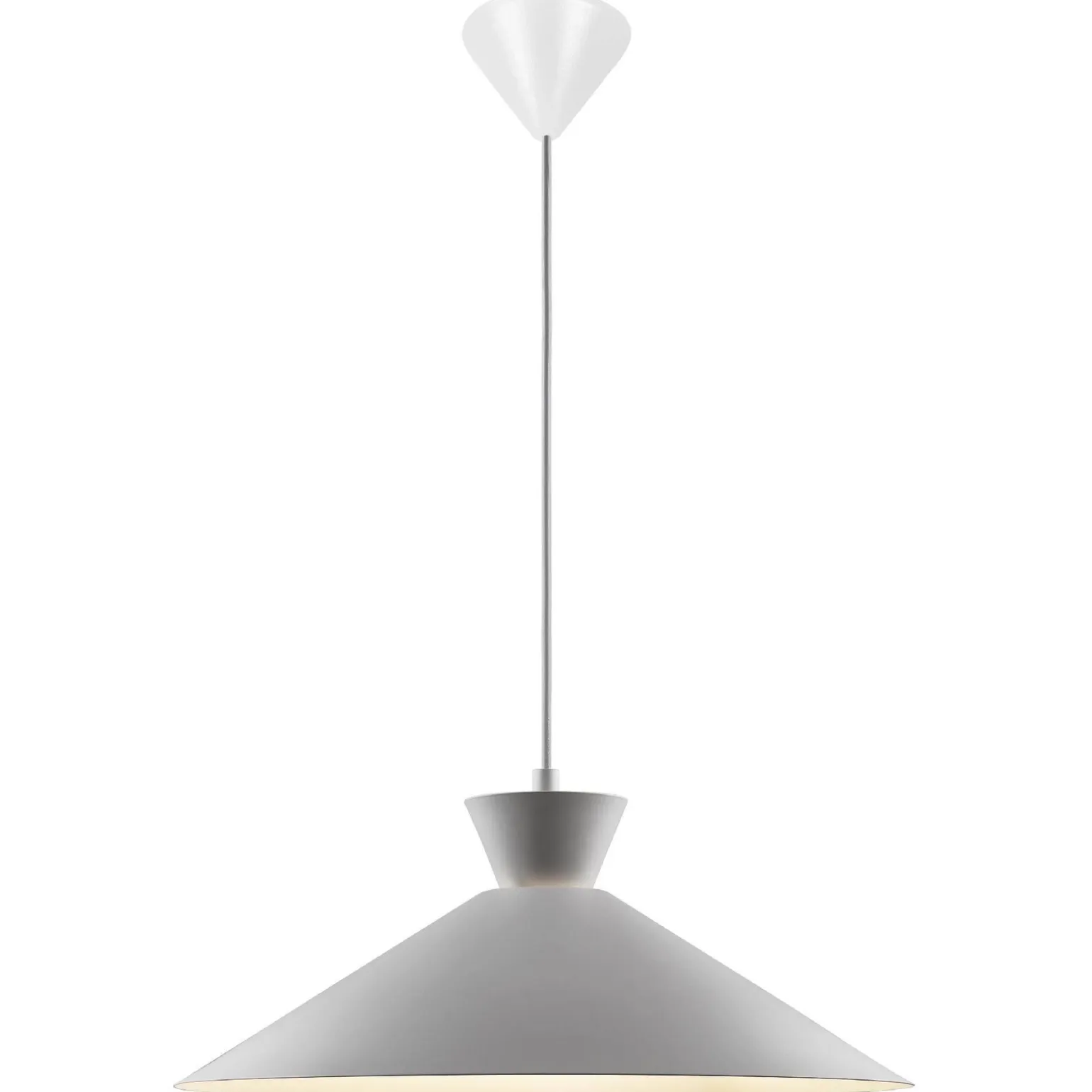 Lampa wisząca DIAL Nordlux E27 40W Metal Szary