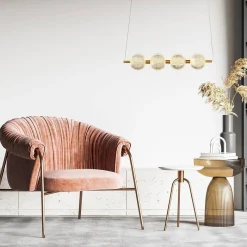 Lampa wisząca Diamond 4 4xLED CCT złota (LP-2202/4L GD) - Light Prestige