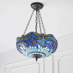 Lampa Wisząca Dragonfly blue (64075) Tiffany