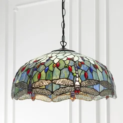Lampa Wisząca Dragonfly blue (66148) Tiffany