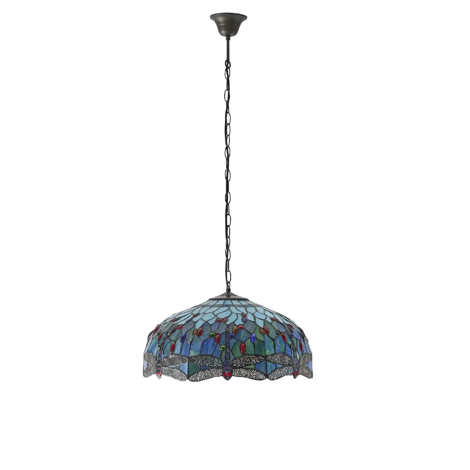 Lampa Wisząca Dragonfly blue (66148) Tiffany