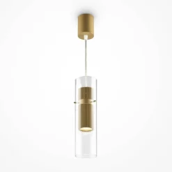 Lampa wisząca Dynamics złota (MOD326PL-01MG) - Maytoni