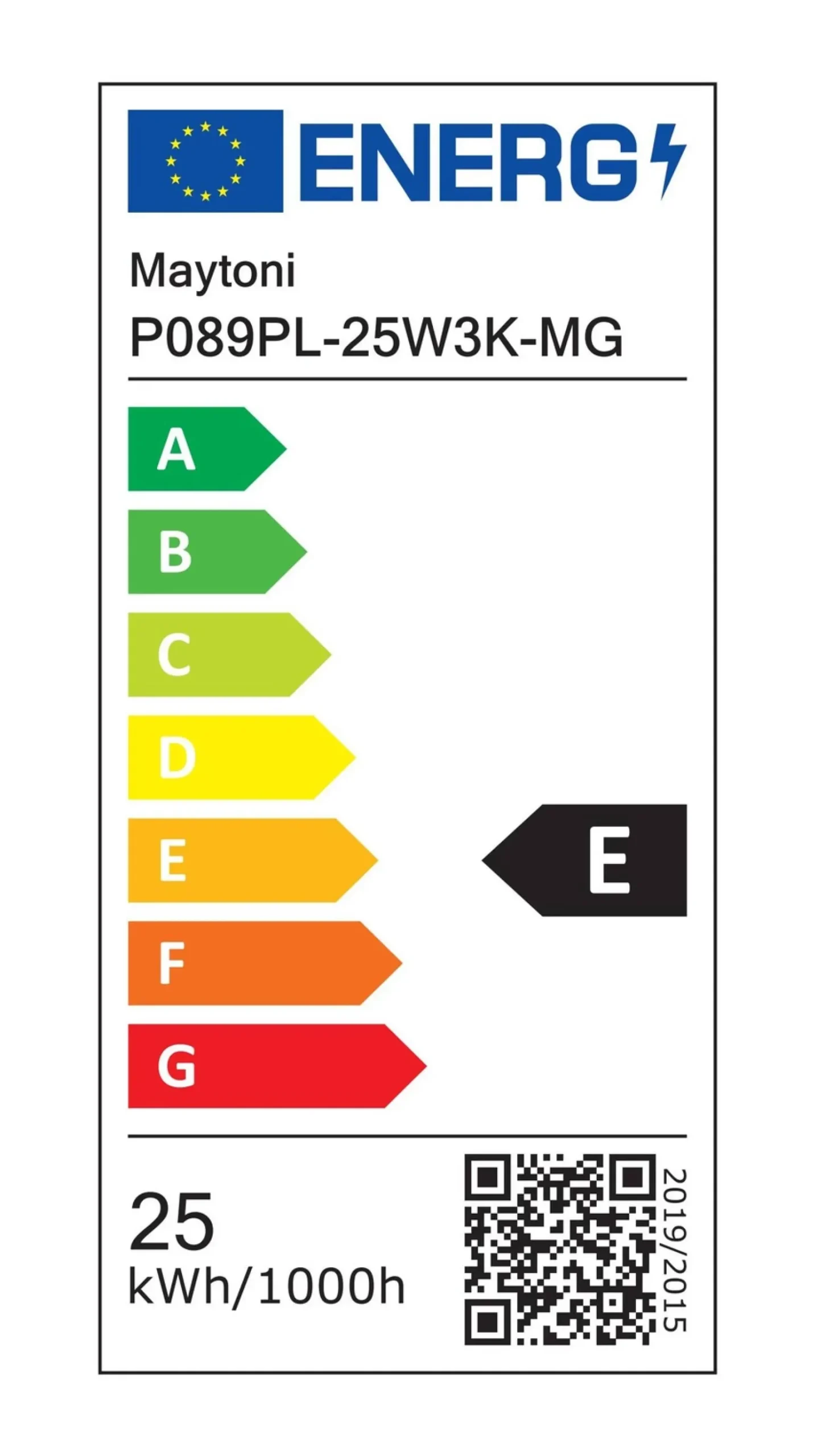 Lampa wisząca Efir (P089PL-25W3K-MG) - Maytoni