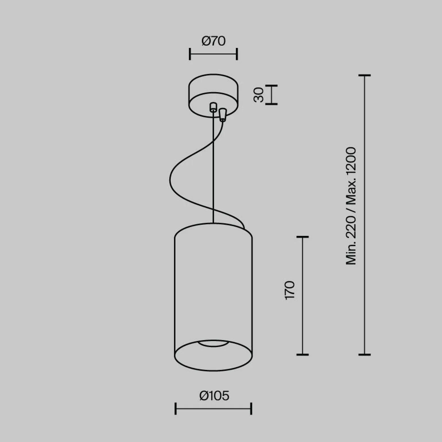 Lampa wisząca Efir (P089PL-33W3K-W) - Maytoni