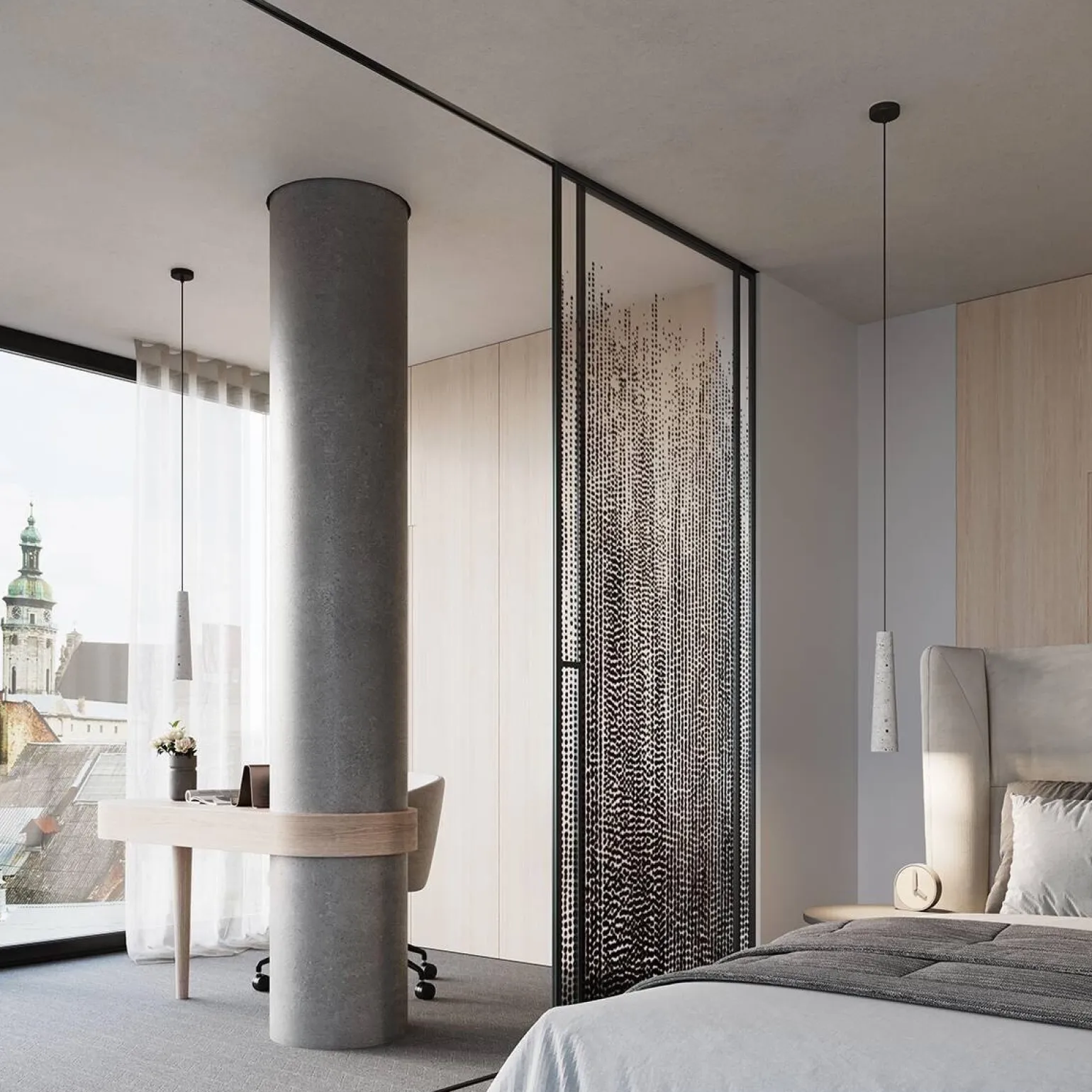 Lampa wisząca ELECTRA beton (SL.1347) - Sollux Lighting