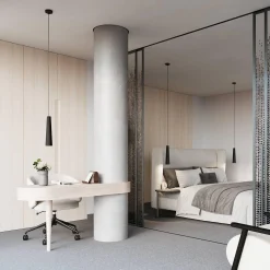 Lampa wisząca ELECTRA czarna beton (SL.1355) - Sollux Lighting