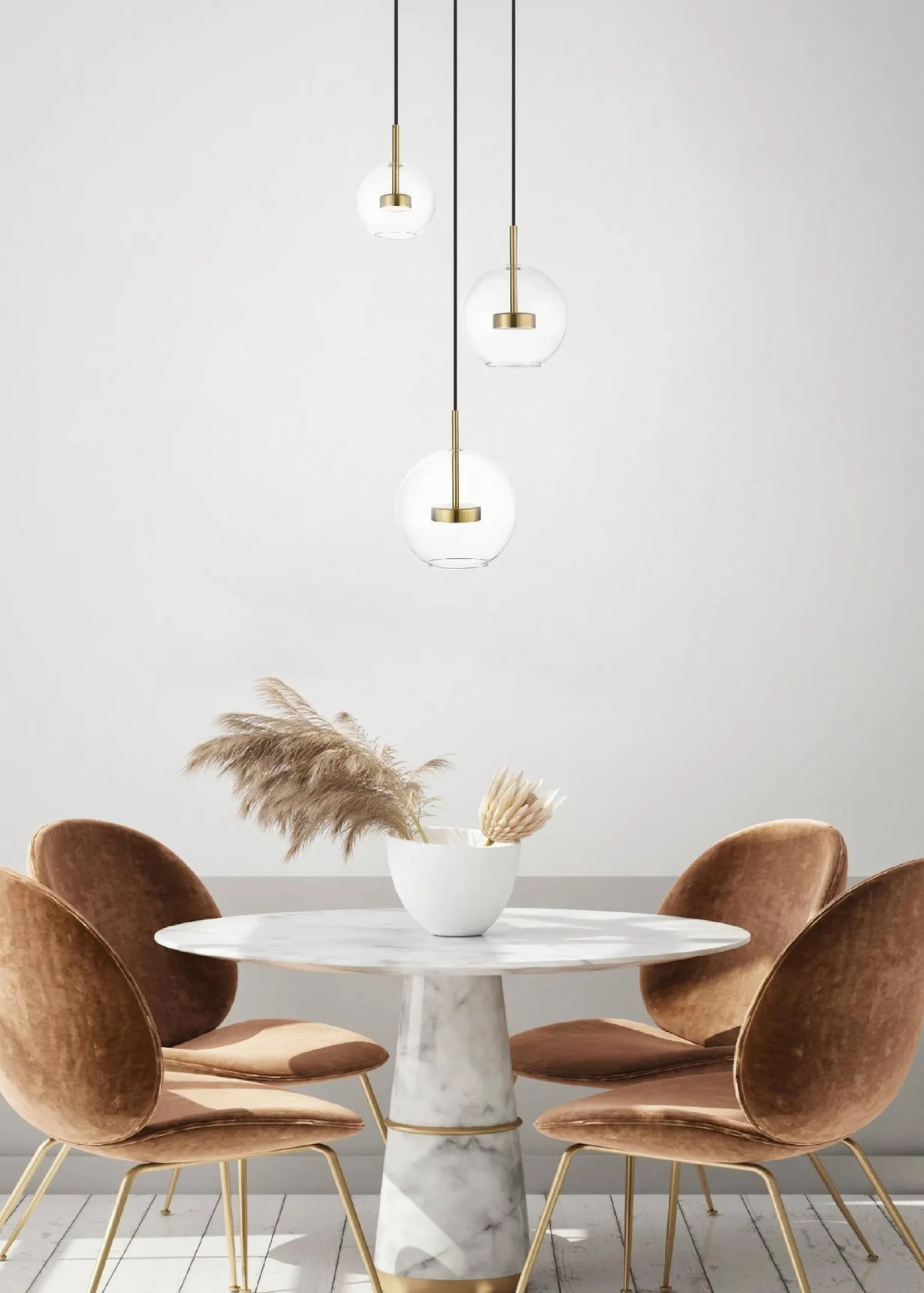 Lampa wisząca ENCELADUS złota (P0428-03L-L4AC) - Zuma Line