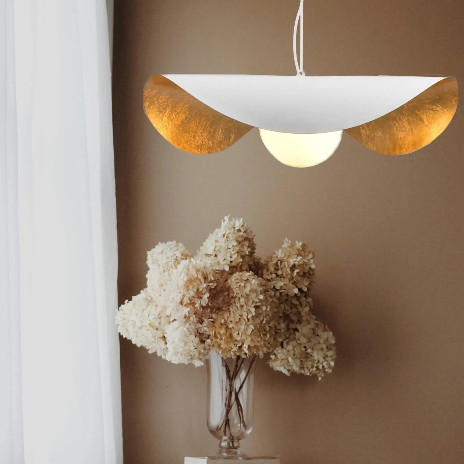 Lampa wisząca ENZO czarno złota 60 cm (ST-F22020601-D60 black) - Step into Design