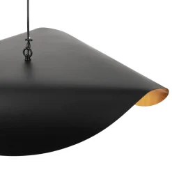 Lampa wisząca ENZO czarno złota 60 cm (ST-F22020601-D60 black) - Step into Design