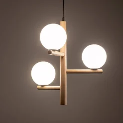 Lampa wisząca ESTERA WOOD 3 PŁ (6799) - TK Lighting