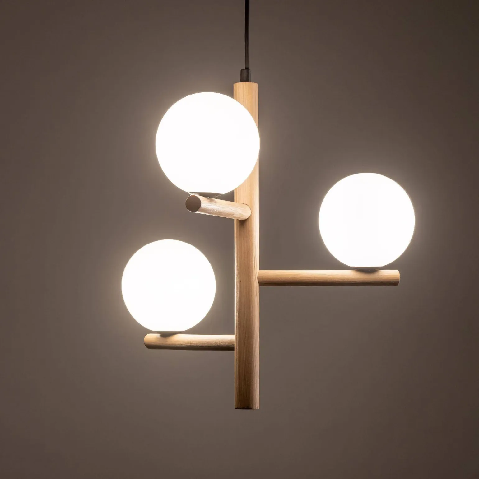Lampa wisząca ESTERA WOOD 3 PŁ (6799) - TK Lighting