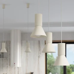 Lampa wisząca ESTRIA 1 beżowa (SL.1870) - Sollux Lighting