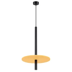 Lampa wisząca FELTRO 1 czarna/żółta (SL.1880) - Sollux Lighting