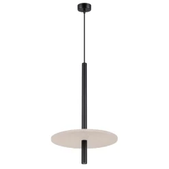 Lampa wisząca FELTRO 1 czarna/beżowa (SL.1879) - Sollux Lighting