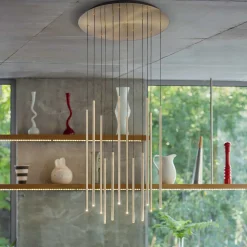 Lampa wisząca FILO Mosiądz (FILO_SP12_OTTONE) - Ideal Lux