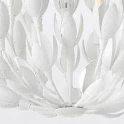 Lampa wisząca Flora - 3 źródła światła - Tynk strukturalny (QN-FLORA3-WHT) - Quintiesse