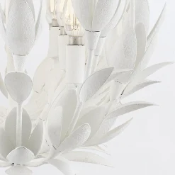 Lampa wisząca Flora - 3 źródła światła - Tynk strukturalny (QN-FLORA3-WHT) - Quintiesse