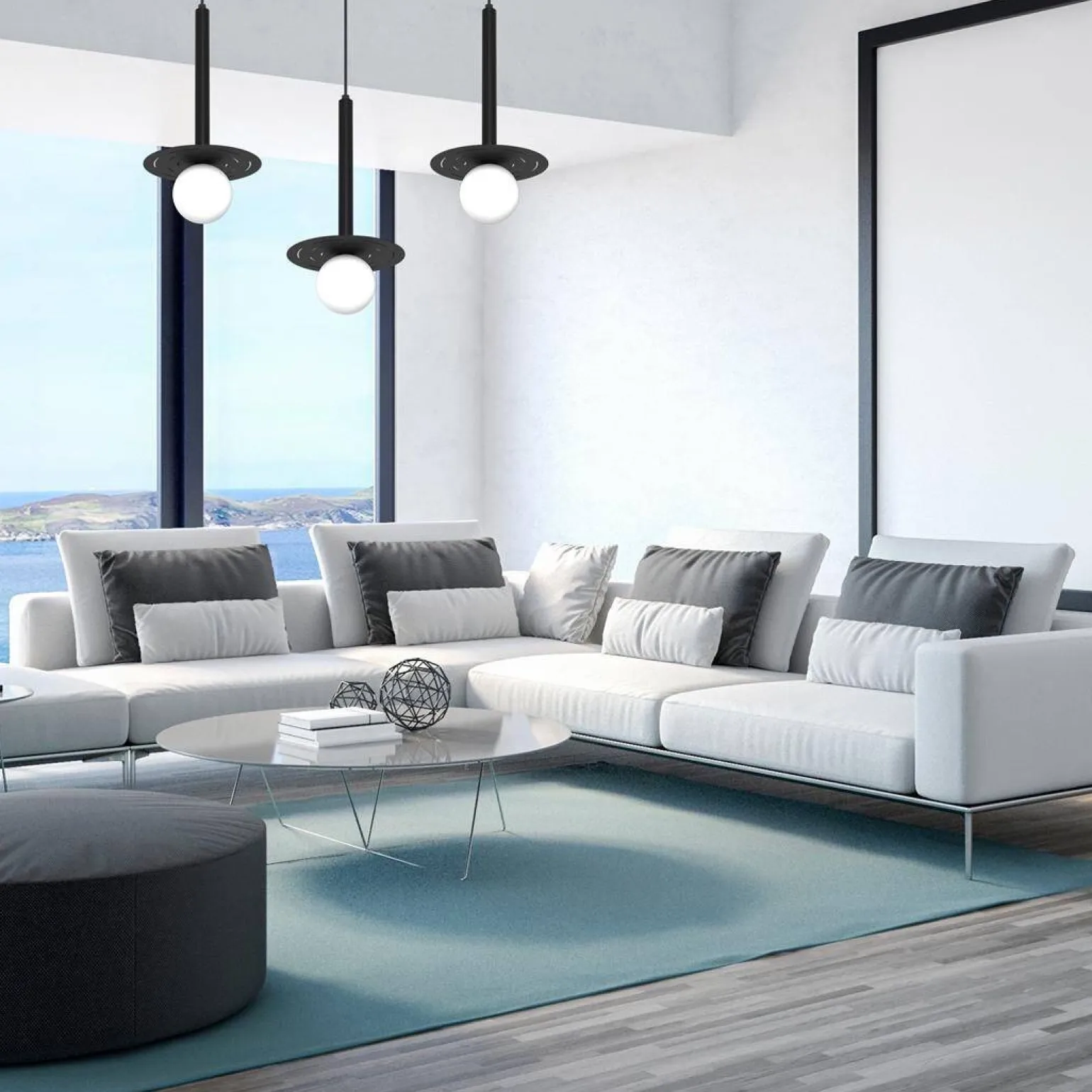 Lampa wisząca FUTURA 3 listwa (MLP8914) - Milagro