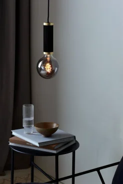 Lampa wisząca GALLOWAY Nordlux E27 40W Metal Czarny/Mosiężny