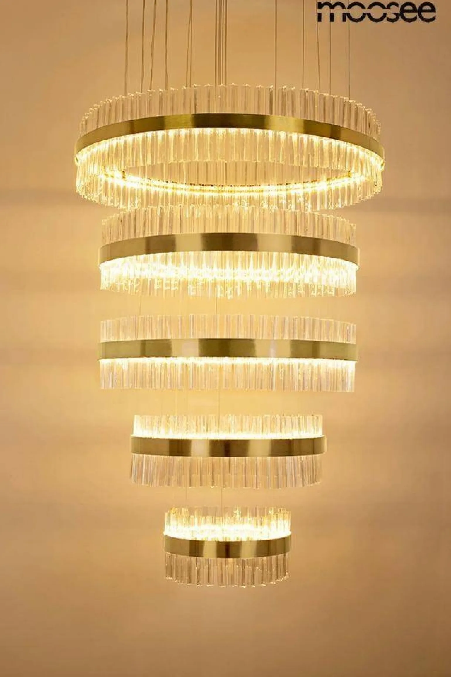 Lampa wisząca GHIA 5 złota (MSE1501100396) - Moosee