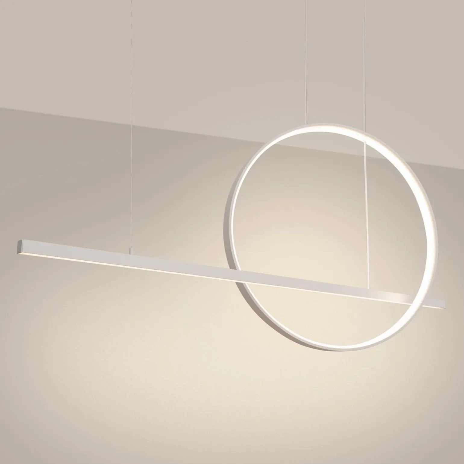 Lampa wisząca GLAD biała LED 3000K (TH.492) - Thoro Lighting