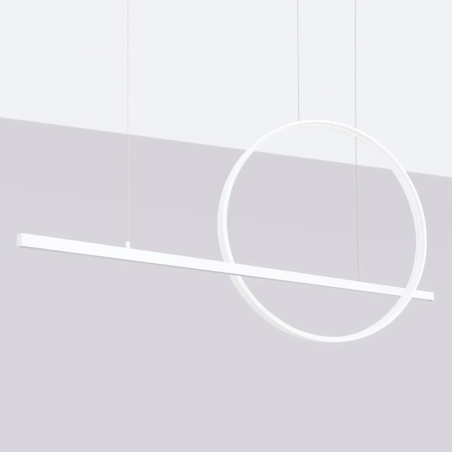 Lampa wisząca GLAD biała LED 3000K (TH.492) - Thoro Lighting