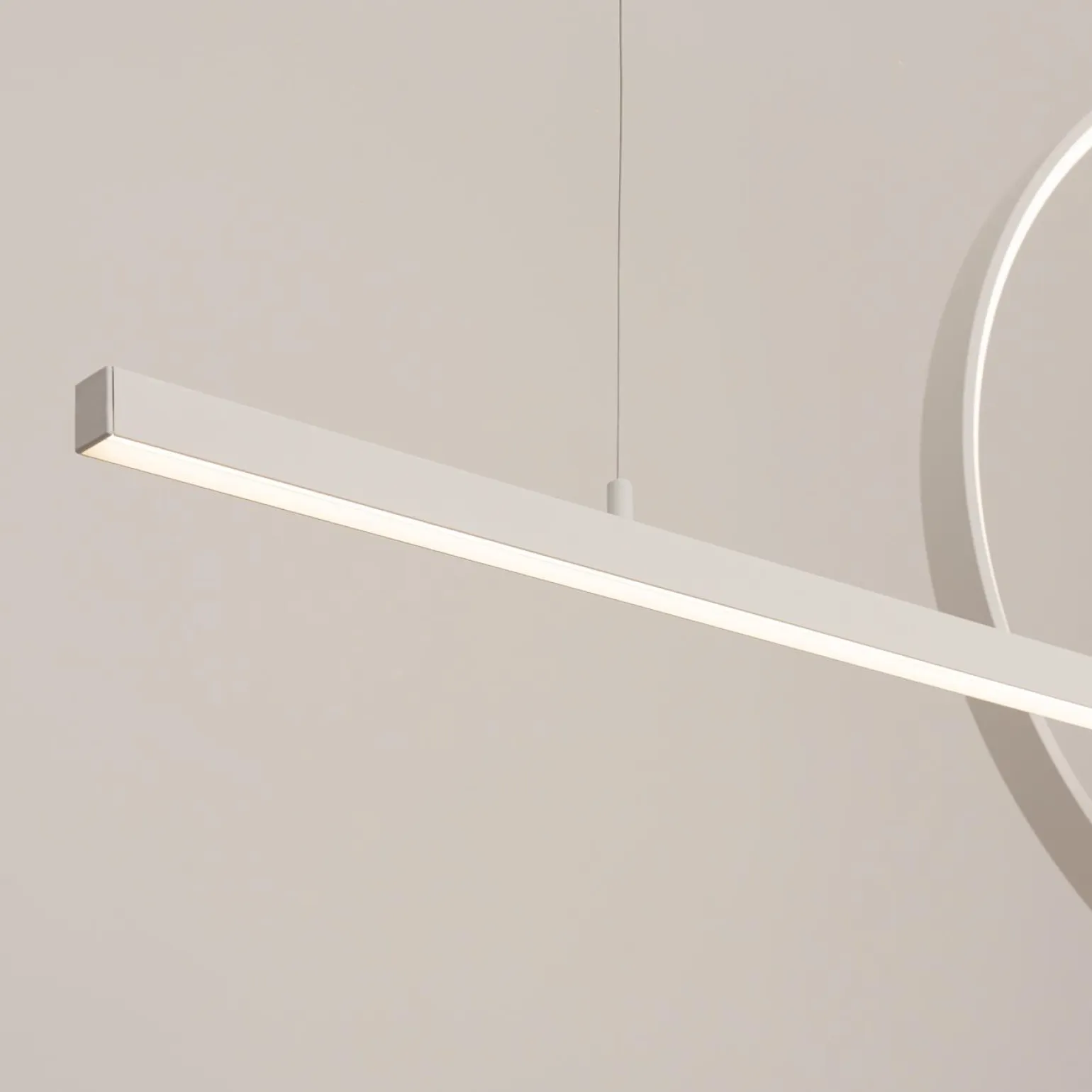 Lampa wisząca GLAD biała LED 3000K (TH.492) - Thoro Lighting