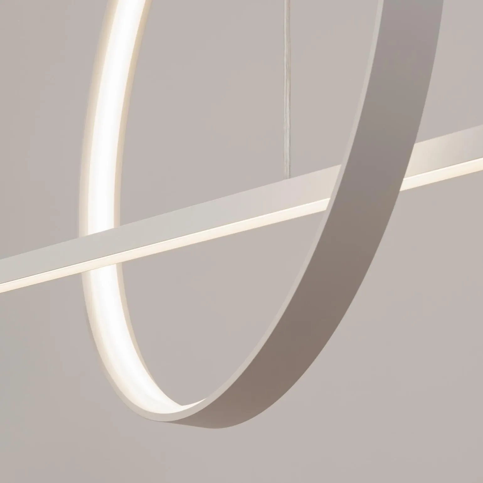 Lampa wisząca GLAD biała LED 3000K (TH.492) - Thoro Lighting