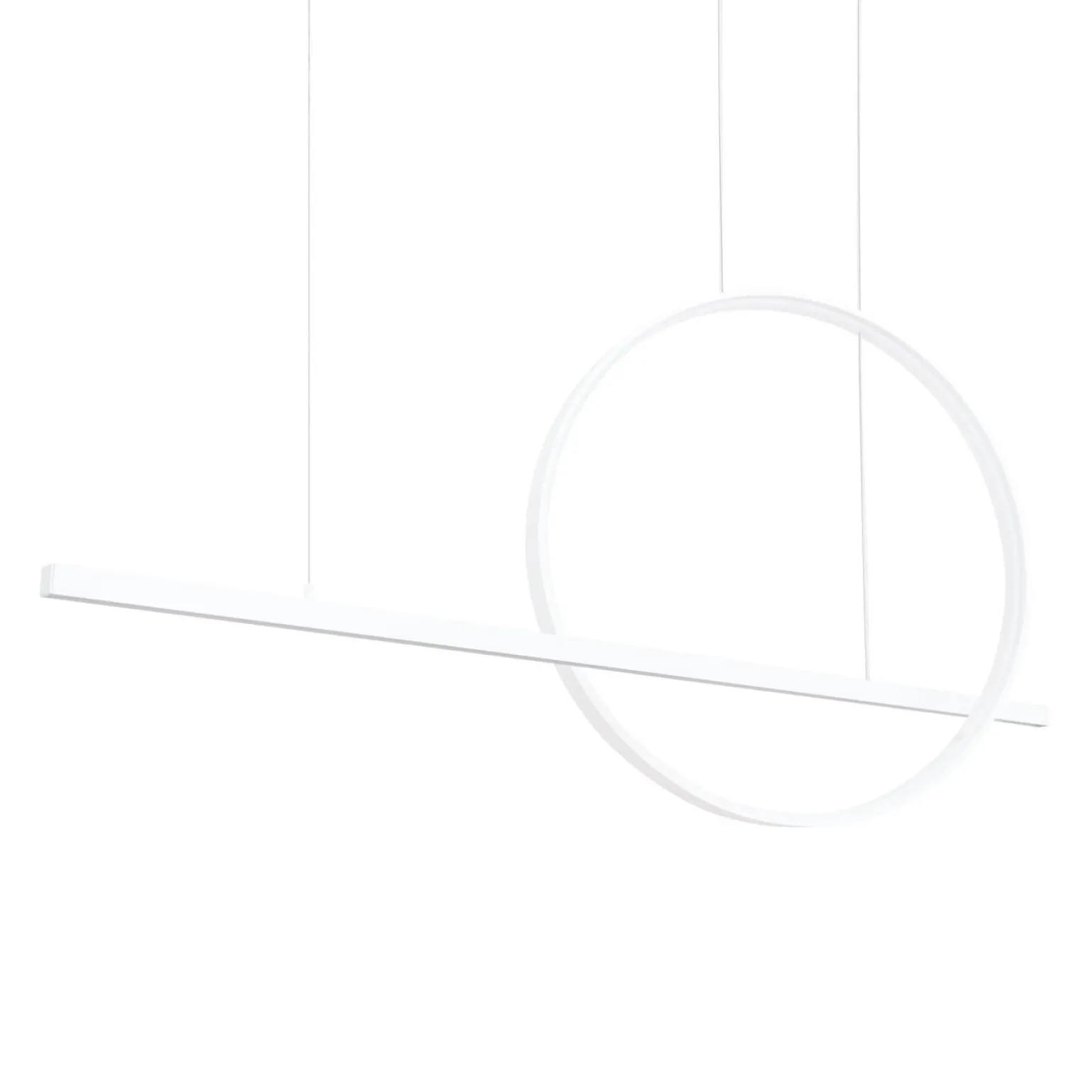 Lampa wisząca GLAD biała LED 4000K (TH.493) - Thoro Lighting