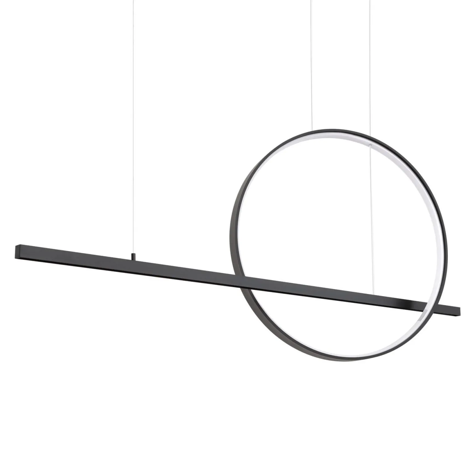 Lampa wisząca GLAD czarna LED 3000K (TH.494) - Thoro Lighting