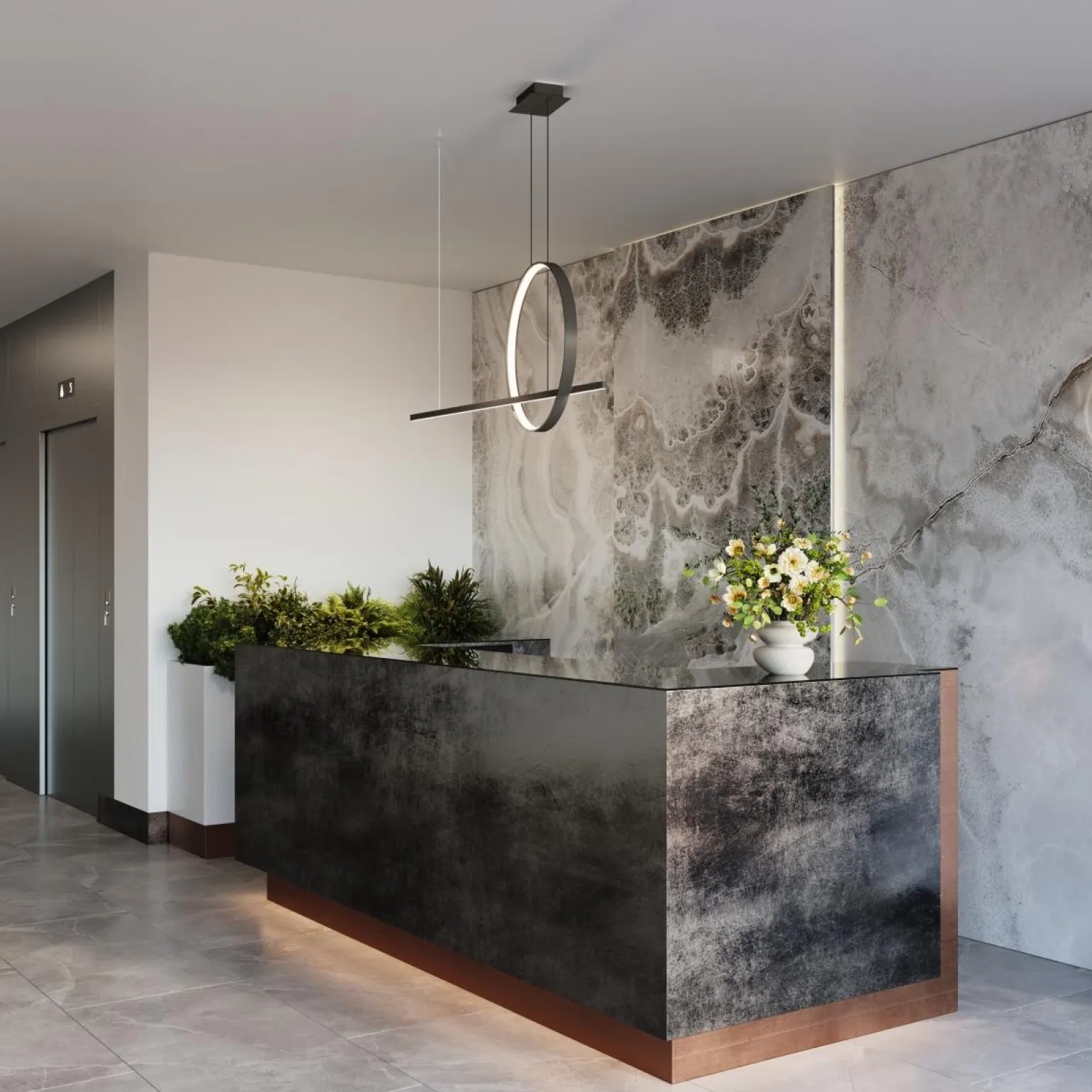 Lampa wisząca GLAD czarna LED 3000K (TH.494) - Thoro Lighting