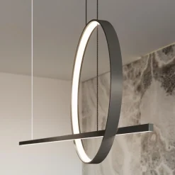 Lampa wisząca GLAD czarna LED 3000K (TH.494) - Thoro Lighting