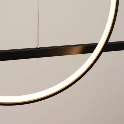 Lampa wisząca GLAD czarna LED 3000K (TH.494) - Thoro Lighting